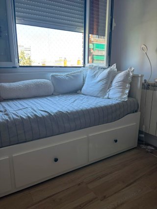 Cama Diván Ikea Blanca 80x200cm