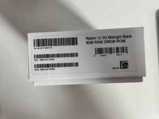 Xiaomi Redmi 12 5G 256GB Negro