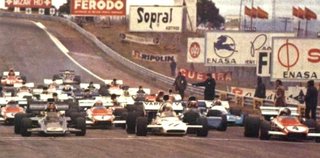 Cuadro GP F1 Jarama 72 ● Cartel enmarcado 45x33 cm
