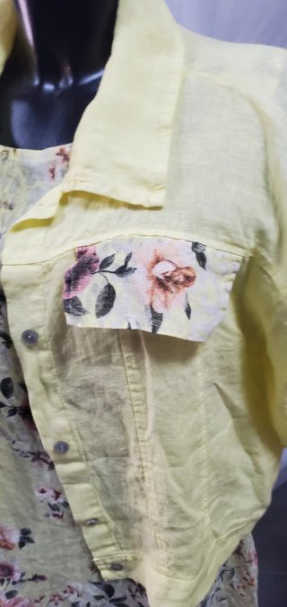 Conjunto Vestido y Chaqueta Estampado Floral