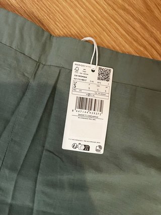 Pantalones cortos calados verdes