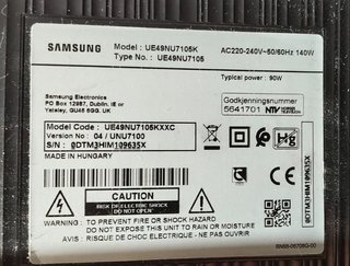 Smart TV Samsung 49'' - Fallo Iluminación