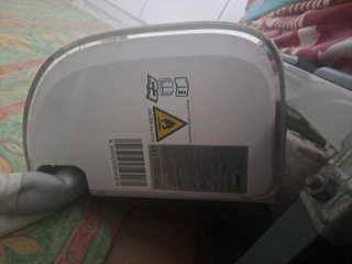 Nevera blanca con congelador
