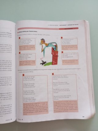 Lengua castellana y literatura 1, Bachillerato