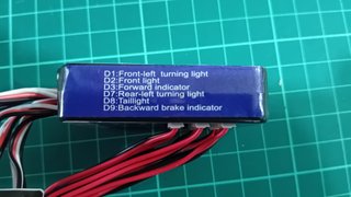 Centralina 12 Luci Led Auto Camion Rc Modellismo