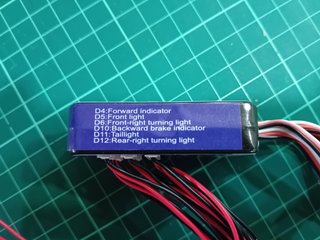 Centralina 12 Luci Led Auto Camion Rc Modellismo