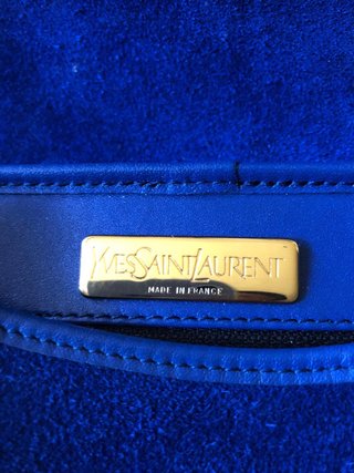 Bolso Yves Saint Laurent azul