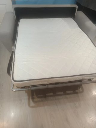 Sofá Cama 2 Cuerpos Beige
