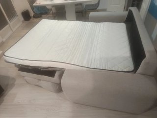 Sofá Cama 2 Cuerpos Beige