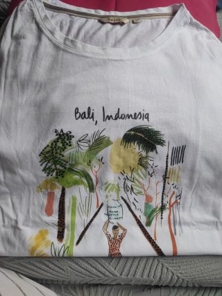Camiseta Salsa Blanca Talla XL