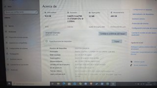 Ordenador portátil Toshiba i7