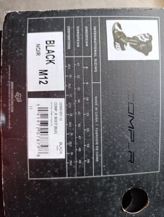Botas Motocross Fox Negras y Blancas