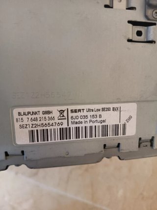 Radio Seat Ibiza Gris
