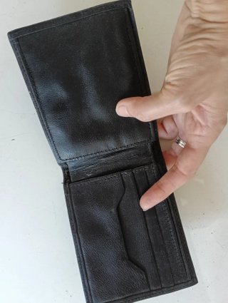 Billetera  cuero de Egipto