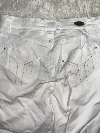Pantaloni bianchi Carla Ferroni Tg 44