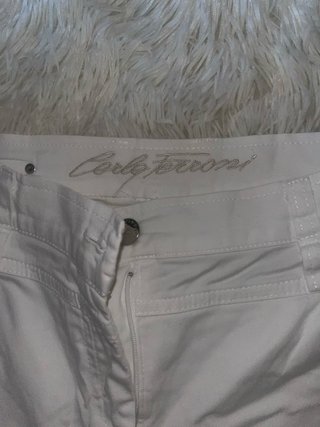 Pantaloni bianchi Carla Ferroni Tg 44