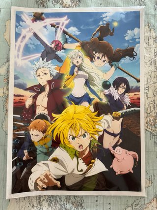 Póster Anime The Seven Deadly Sins