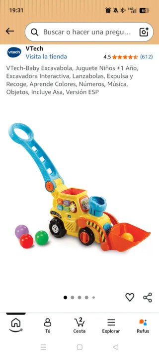 Caminador/Correpasillos Coche Construcción VTech