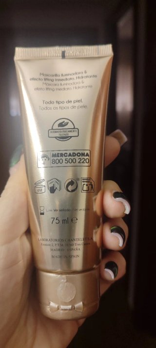 MY MOMENT Mascarilla Iluminadora Oro