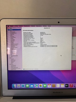 MacBook Air A1466 2015 Plata