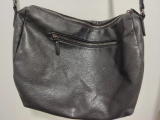 Bolso Misako Negro Piel Sintética Cremallera