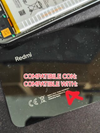 Display LCD con Frame per Xiaomi Redmi 12