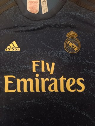 Camiseta Real Madrid Adidas FlyEmirates tallaMniño