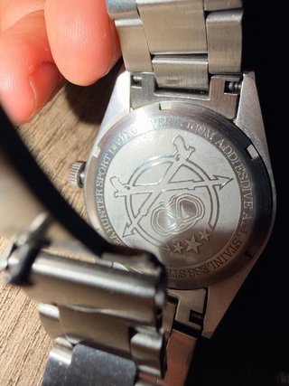 Reloj Addiesdive esfera arena plata