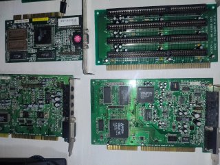 Lote Tarjetas Antiguas Ordenador