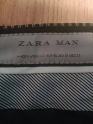 Pantalón de cuadros gris y blanco