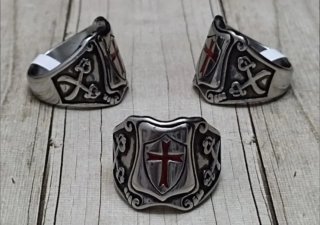 OFERTA: SELLO "ESCUDO TEMPLARIO CRUZ"