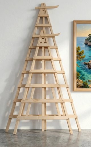 Escalera de madera estilo mallorquín