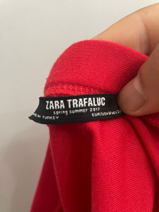 Top Zara Rojo Talla M