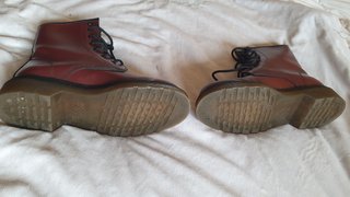 Botas granates estilo Dr. Martens, Mujer Talla 38