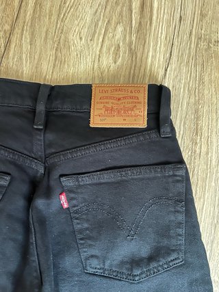 Pantalones Vaqueros Levi's Negros Talla XS