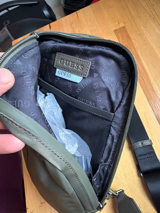 Bandolera Guess Verde Militar