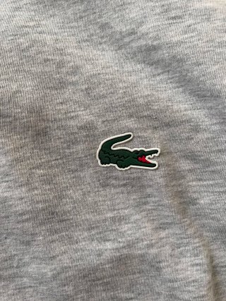 Camiseta Lacoste manga larga gris
