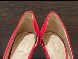 Tacones rojos plataforma talla 39