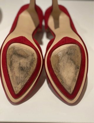 Tacones rojos plataforma talla 39