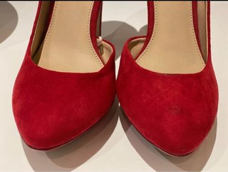Tacones rojos plataforma talla 39