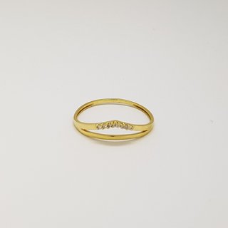 Anillo 18K Pico Circonitas