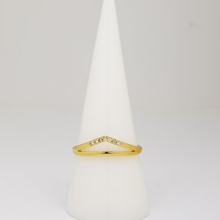Anillo 18K Pico Circonitas