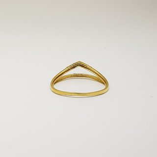 Anillo 18K Pico Circonitas