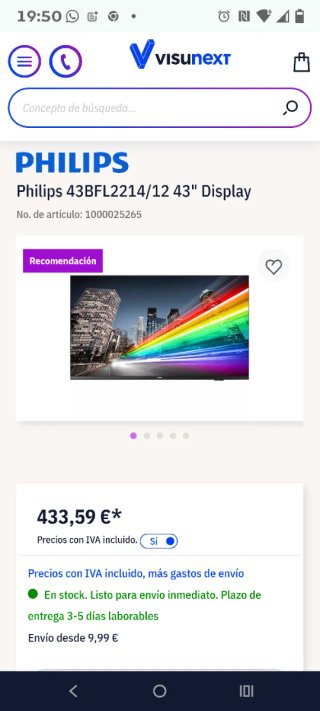 Televisor Philips 43 43BFL2214/12
