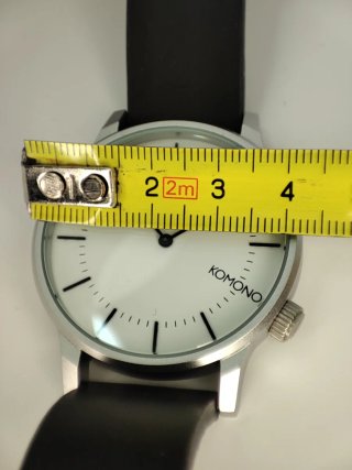 Reloj Komono Hombre Negro/Plata