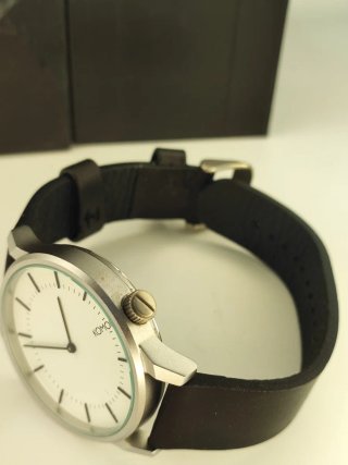 Reloj Komono Hombre Negro/Plata