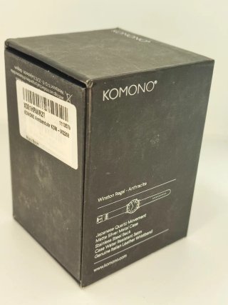 Reloj Komono Hombre Negro/Plata