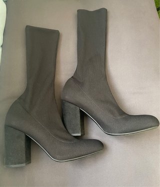 Botas calcetín Bershka negras