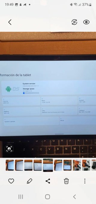 Tablet RUSHAR 11 Android 16 36GB RAM