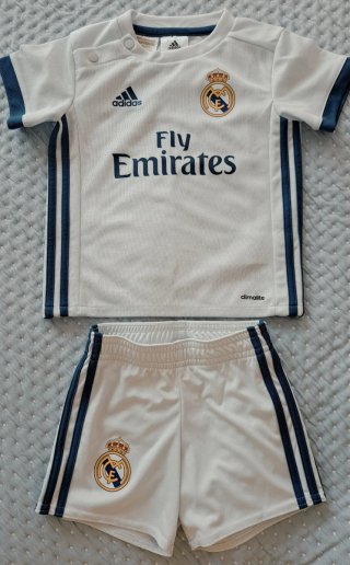 Conjunto Real Madrid Bebé Adidas Blanco